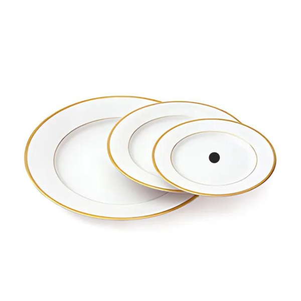 Gold Band Plate, 6"