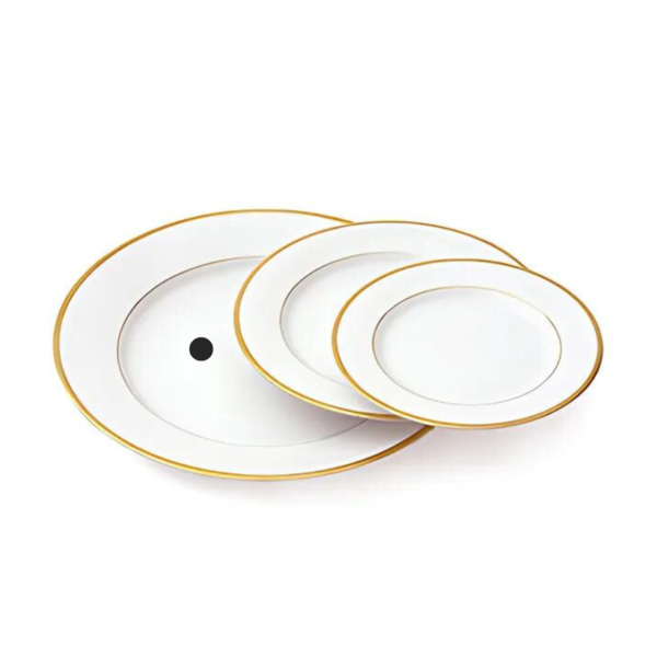 Gold Band Plate, 10"