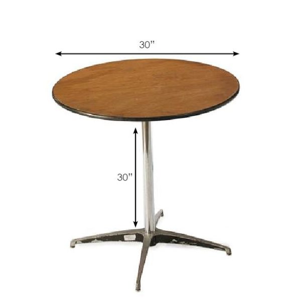 Sitting Height Pedestal Table